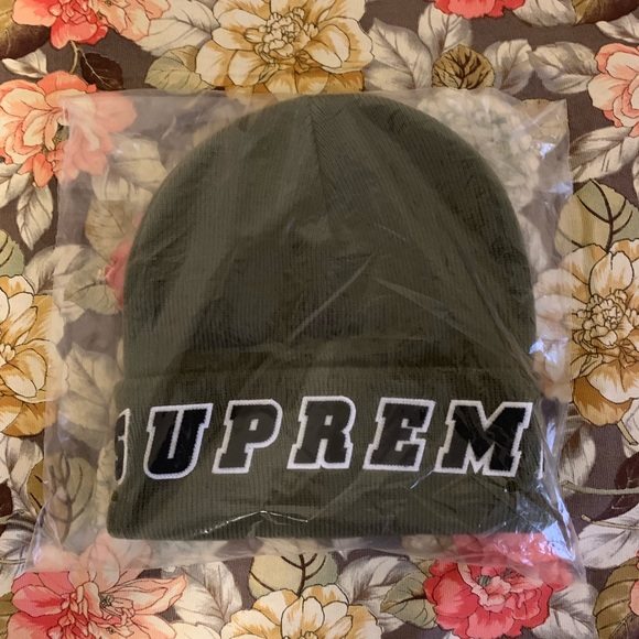 Supreme Other - Supreme Deadstock Olive Felt Beanie
